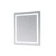 Зеркало для ванной комнаты Lidz Kubis KU2 700x800 прямоугольное, с фронтальной LED-подсветкой (LD78LF904708048447) - изображение 4