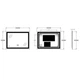 Зеркало для ванной комнаты Zerix Kubix MR03 600x800 прямоугольное, с фронтальной LED-подсветкой (ZX6053) - изображение 6
