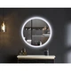 Дзеркало для ванної кімнати Mixxus Plain MC11-60 600x600 кругле, з LED-підсвічуванням та антизапотіванням (MI6663) - зображення 4
