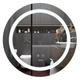 Дзеркало для ванної кімнати Mixxus Plain MC03-60 600x600 кругле, з LED-підсвічуванням та антизапотіванням (MI6662) - зображення 1