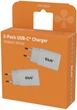 Комплект заряджання Club 3D CAC-3020 USB-C 30W PD 3.0 2-Pack Білий - зображення 4