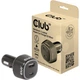 Автомобільний зарядний пристрій Club 3D CAC-1922 USB-C + USB-A Car Charger 63W PD QC 3.0 Чорний - зображення 1