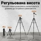 Штатив – тренога для смартфона и фотоаппарата Andoer TR04, трипод алюминиевый с регулировкой высоты 45-146 см, черный - изображение 8