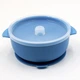 Силіконова тарілка з кришкою – Powder Blue - изображение 1