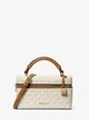 Жіноча сумка кросс-боді через плече MICHAEL MICHAEL KORS Jana Extra-Small Signature Logo Convertible Crossbody Bag VANILLA / ACORN 32F5GQ1C0B (126273) - зображення 1