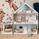 Кукольный дом Sea Villa 75х60х60 см большой с мебелью Детский домик для кукол барби девочек деревянный lol ПРЕМІУМ - изображение 3