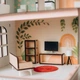 Кукольный дом Sunny Cottage деревянный с мебелью Детский домик для кукол барби девочек lol ПРЕМИУМ - изображение 12