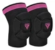 Наколінники спортивні RDX HOSIERY KNEE FOAM K5 BLACK/PINK-S (пара) (BLACK/PINK-S (пара)) - зображення 1