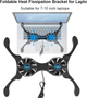 Охолоджувальна підставка для ноутбука QS-919, працює від USB, від 7 до 15 дюймів, складана тиха підставка під Apple MacBook - зображення 2