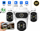Поворотная уличная IP Wifi камера видеонаблюдения iCSee 9MP PTZ, 3 объектива, A35W - изображение 1