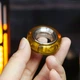 EDC Фиджет игрушка кольцо Янтарь спиннер магнитный Fidget Toy антистресс офисный слайдер (янтарный) - изображение 3