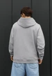 Мужской Худи Стаф Светло-серый Однотонный С Логотипом Staff Logo Light Gray XXL (402684) - изображение 2