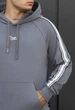Чоловіча Кофта Стаф Сіра Із Лампасами Та Логотипом Спортивна Худі Staff Lampas & Logo Gray XS (402571) - зображення 3