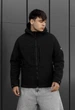 Мужская Куртка Демисезонная Стаф Черная Софтшел Базовая Staff Soo Black XS (402647) - изображение 1