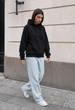 Женское Худи Стаф Черное С Логотипом Оверсайз Staff Amo Black Logo L (402619) - изображение 4