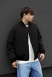 Бомбер Чоловічий Стаф Чорний Оверсайз Спортивний Staff Ion3 Black Oversize XXL (402617) - зображення 7