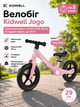 Беговел Kidwell Flex Pink (складной механизм CLICK&FOLD, нейлоновая рама, колеса EVA 29 см, до 30 кг) - изображение 1