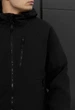 Чоловіча Куртка Стаф Чорна Однотонна Демісезонна Soft Shell Staff Black XL (402625) - зображення 4