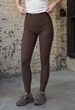 Жіночі лосини стаф коричневі спортивні Staff zip brown XS (402667) - зображення 5