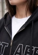 Женское худи стаф черное оверсайз с логотипом Staff black logo. M-L (402521) - изображение 3