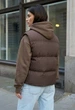 Жилет женский стаф коричневый классический безрукавка Staff noxx brown XS (402531) - изображение 2