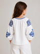 Вышиванка для девочки 5-9 лет белая с вышивкой (Q6194) 122 - изображение 2