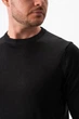 Свитер однотонный Trend Collection 5143 Черный (black) 4XL - зображення 5