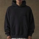Худі Essentials Fear Of God із логотипами з двох сторін чорного кольору(S). - зображення 3