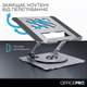 Підставка для ноутбука OfficePro LS799G Aluminum alloy Gray - изображение 8