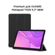 Чехол AIRON Premium для HUAWEI Matepad T10/S 9.7" Экокожа Черный с защитной пленкой и салфеткой - изображение 4