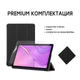 Чехол AIRON Premium для HUAWEI Matepad T10/S 9.7" Экокожа Черный с защитной пленкой и салфеткой - изображение 10