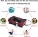 Виброплатформа Minexo Vibro Slim Shaper Pro с пультом ДУ и эспандерами, красная - изображение 2