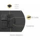 Солнечная панель Veron Solar с сумкой и кабелями (18V, 2*USB, 100W, 5.4A,18V складная, туристическая, КПД 23%, с ручкой, для зарядки) - изображение 4