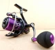 Котушка риболовна SOUGA PURPLE FLAME PFL1000 з Миттєвим стопом фідерна до моря та річки рибальства спінінга ультралайта риболовна поплавкової вудочки - изображение 1