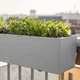 Розумний вазон Lechuza Balconera Stone 80 сірий камінь 12л (15660) - зображення 4