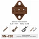 Комплект обжимного инструмента SN-28B 0,25-1 мм.кв 24-18 AWG [(B4)SN-28B-k] (кримпер) TACTIX - изображение 2
