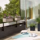 Вазон Lechuza Balconera Stone 80 пісочно-бежевий 79x19x19см 12л (15661) - зображення 7