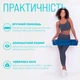 Килимок для йоги та фітнесу TPE+TC 6 мм двошаровий + Чохол синій-жовтий (TS01091996297589) - зображення 2