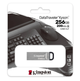 Флеш-накопичувач Kingston USB 3.2 DT Kyson 256GB Silver/Black - изображение 3