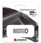 Флеш-накопичувач Kingston USB 3.2 DT Kyson 128GB Silver/Black - изображение 3