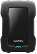 Зовнішній жорсткий диск PHD External 2.5'' ADATA USB 3.1 DashDrive Durable HD330 1TB Black - изображение 1