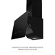 Вытяжка декоративная наклонная WEILOR AURA WDS 53 BLACK - изображение 5