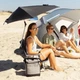 Портативна парасолька-кліпка Sport-Brella Versa-Brella UPF 50+ з універсальним затискачем та поворотом на 360 градусів, чорна ( 250126 ) - зображення 5