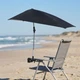 Портативна парасолька-кліпка Sport-Brella Versa-Brella UPF 50+ з універсальним затискачем та поворотом на 360 градусів, чорна ( 250126 ) - зображення 7