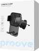 Автотримач для телефону Proove Carbon Clamp Air Outlet Car Mount Black (671190001) - зображення 7
