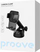 Автотримач для телефону Proove Carbon Clamp Suction Type Car Mount Black (671200001) - зображення 6