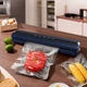Кухонний вакуумний пакувальник Lesko HB-505 Dark Blue для харчових продуктів ваууматор - зображення 6