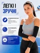 Нарукавники для волейболу захисні спортивні довгі рукавички дитячі дорослі 2 шт чорні універсальні Newt Hand Protection NE-VOL-21BK - зображення 6