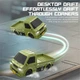 Міні-вантажівка на радіокеруванні K60 1:64 4WD Drift з LED-підсвічуванням для ефектних дрифт-заїздів (Сірий) - изображение 6