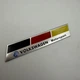 Наклейка VW Volkswagen (Фольксваген) металева 145 mm шильдик табличка Motorsport прапор Німеччини - зображення 3